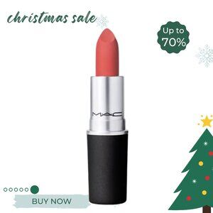 MAC Powder Kiss Lipstick 923 Stay Curious 0.1 Oz/ 3g